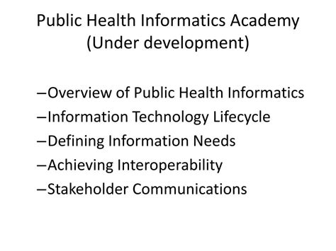 Ppt Public Health Informatics Powerpoint Presentation Free Download Id 2883361