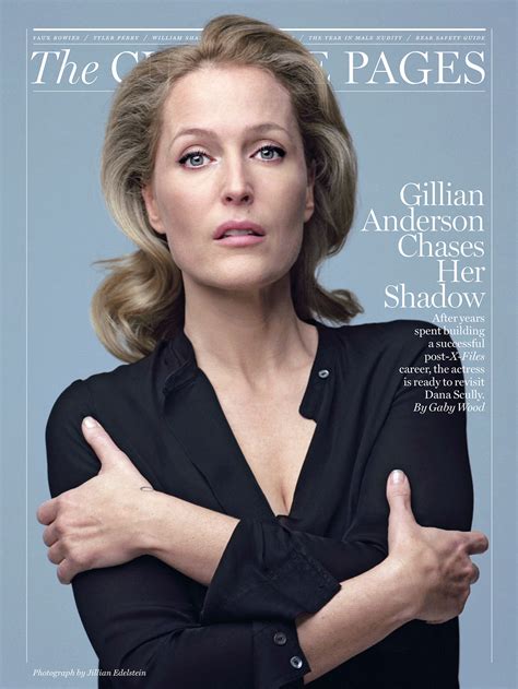 Gillian Anderson In Various Magazines Decemberjanuary Issues The X
