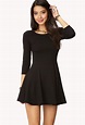 cute, simple, little black dress :) | Black long sleeve dress, Casual ...