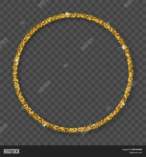 Gold Glitter Frame Vector And Photo Free Trial Bigstock