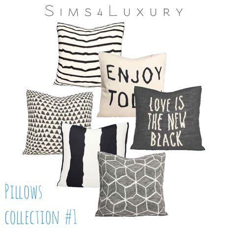 Sims 4 Ccs The Best Pillows By Sims4luxury