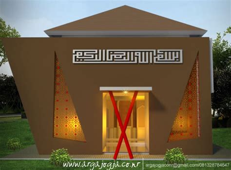 Karena menjalankan ibadah sholat adalah kewajiban bagi setiap muslim, sehingga membutuhkan ruang tersendiri dengan fungsi khusus sebagai tempat ibadah. Desain Fasad Masjid Minimalis Bentuk Unik - Argajogja's Blog