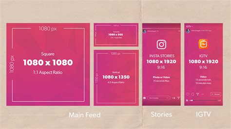 253 Instagram Sizing Cheatsheet Pixel Dimensions And Aspect Ratios By