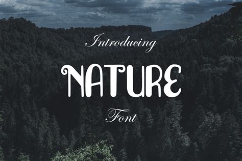 Nature Font Creative Daddy