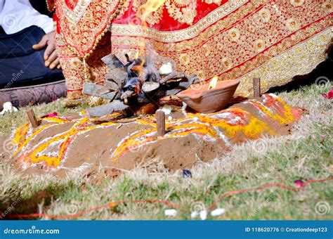Indian Wedding Rituals Stock Photo Image Of Background 118620776