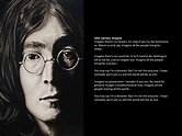 Imagine John Lennon Lyrics - IMAGINE by John Lennon Music Lyrics Wall ...