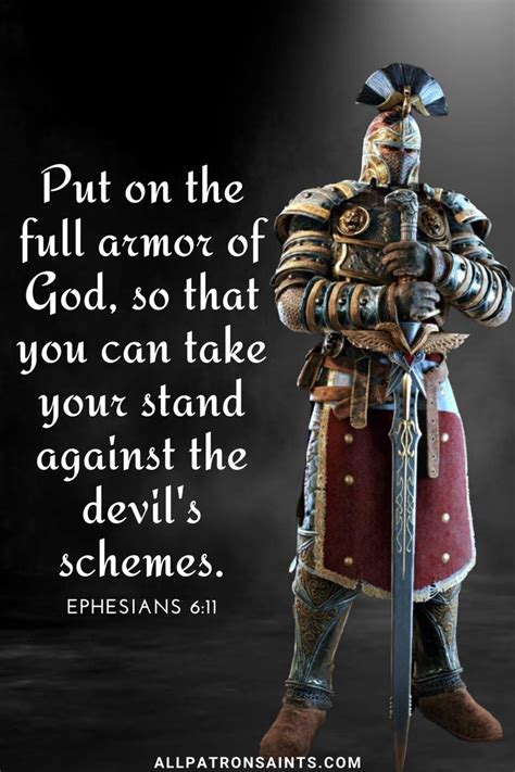 Put On The Whole Armour Of God That Ye May Be Able To Stand Against