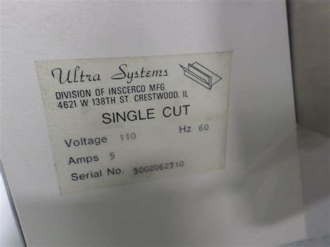 Ultra Systems Single Cut Envelope Opener High Speed Envelope Mail