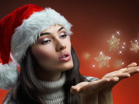 Christmas Girl Hd Wallpaper 20782 Baltana