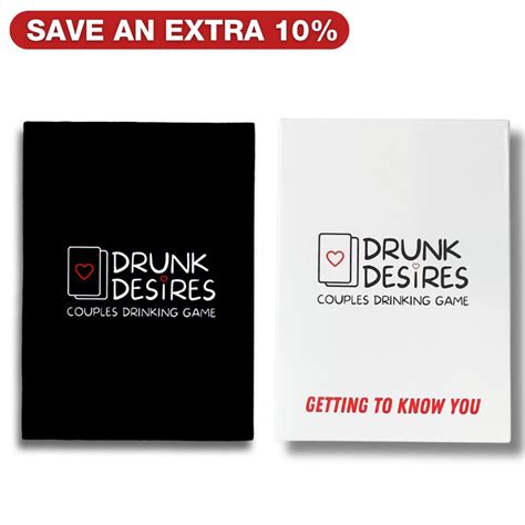 Drunk Desires Connection Bundle Couples Drinking Card Game Valentines
