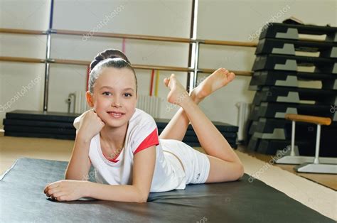 Portrait Of Gymnast Girl Stock Photo Seenaad 12486710