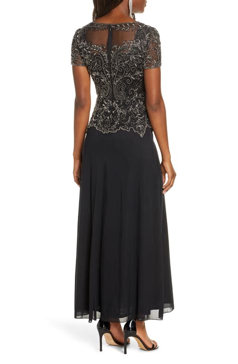 Pisarro Nights | Embellished Mesh Bodice Evening Dress | Nordstrom Rack