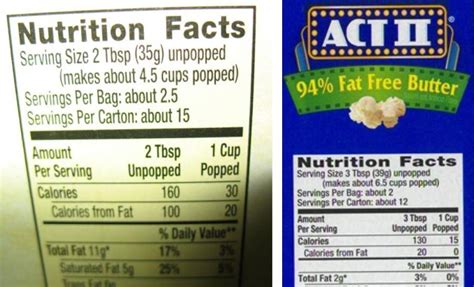 Calories in a box of popcorn. nutrition - Does popped popcorn have less calories than ...