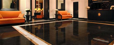 Elegance Of Black Marble Floor Stone Hub India
