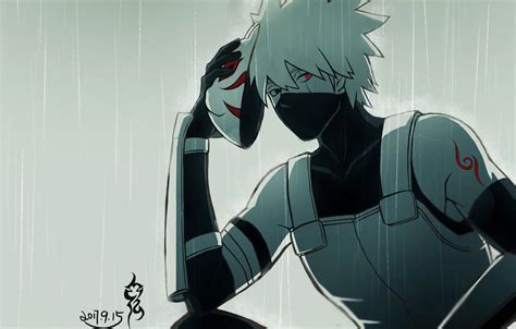 Wallpaper Art Guy Hatake Kakashi Naruto Fanart The Anbu Anbu