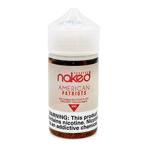 american patriots 60ml by naked 100 6mg