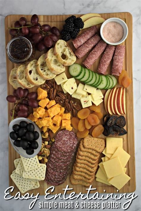 How To Make A Meat And Cheese Tray Recipe Meat And Cheese