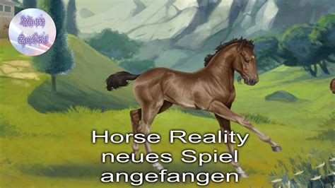Horse Reality Neues Spiel Angefangen 1 Youtube