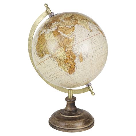 8 Vintage Style Rotating Atlas Globe Swivel Earth Map Science