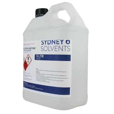 Methyl Ethyl Ketone Mek 5 Litre Sydney Solvents