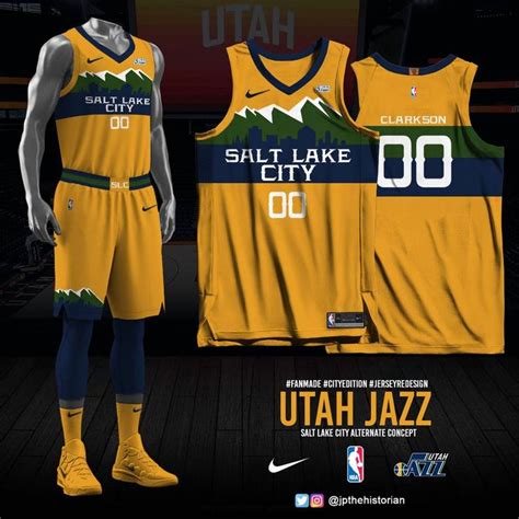 Utah Jazz Salt Lake City Edition Concept By Jpsakuragi On Deviantart