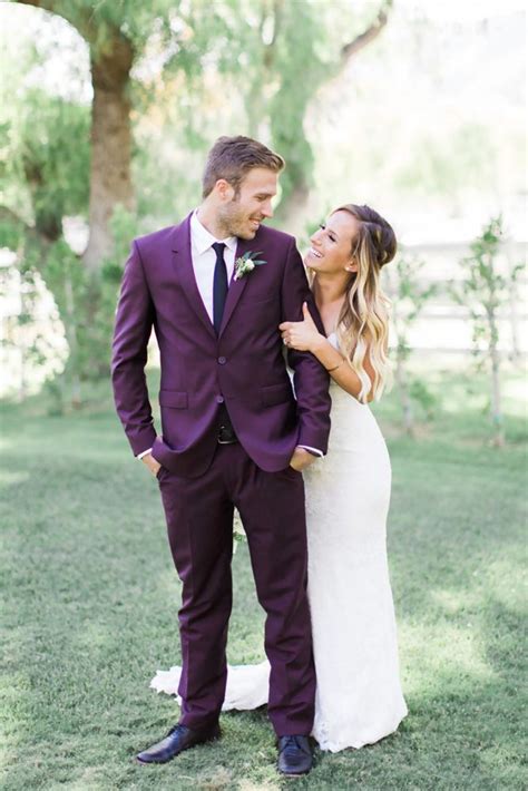 30 The Most Popular Groom Suits Dark Purple Wedding Deep Purple