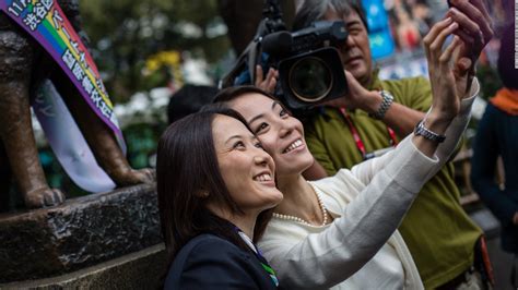 Japans First Official Same Sex Couple Celebrate Cnn