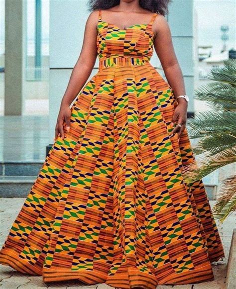 long african kente maxi dress ghana clothing african clothing etsy african fashion skirts