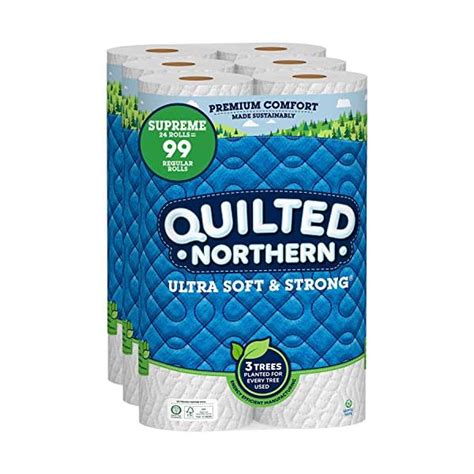 Quilted Northern Ultra Soft And Strong Toilet Paper 24 Supreme Rolls