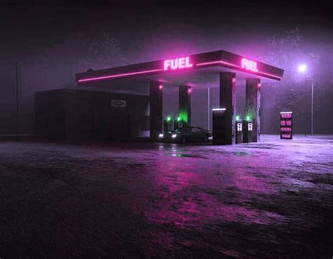 Neon Gas Station Wallpapers Top Free Neon Gas Station Backgrounds