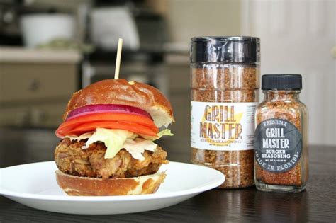 Mushrooms are surprisingly similar in taste and texture to meat when cooked, so they are the perfect ingredient for vegetarian veggie burgers! FreshJax Grill Master Burger Seasoning in Caramelized ...