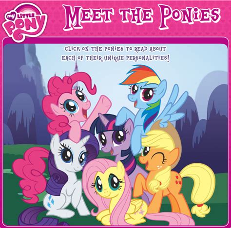 My Little Pony G4 Character Descriptions