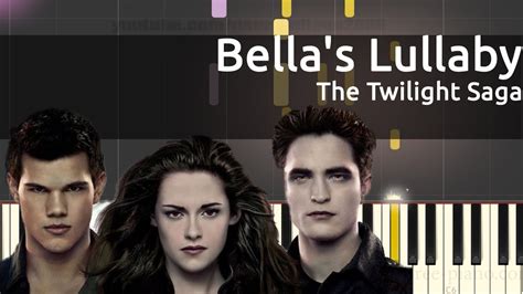 Sheet music file including a license for an unlimited number of performances, limited to one year. Bella's Lullaby - Carter Burwell - The Twilight Saga ...