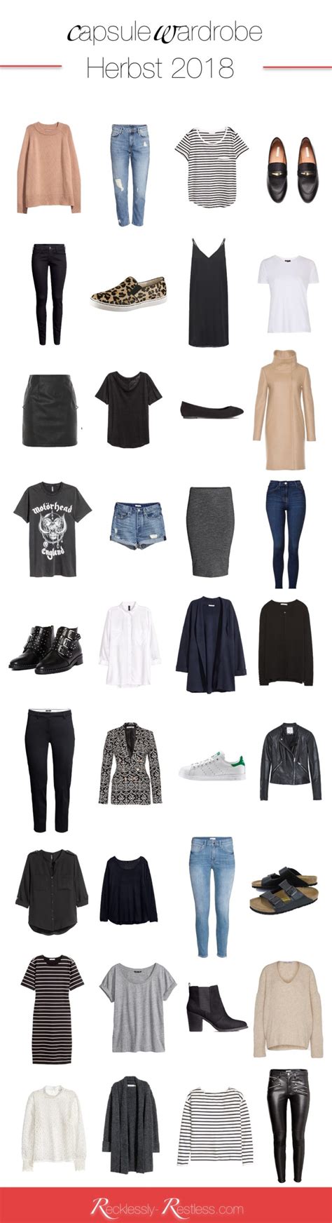 Minimalistische Garderobe F R Den Herbst Herbst Capsule Wardrobe