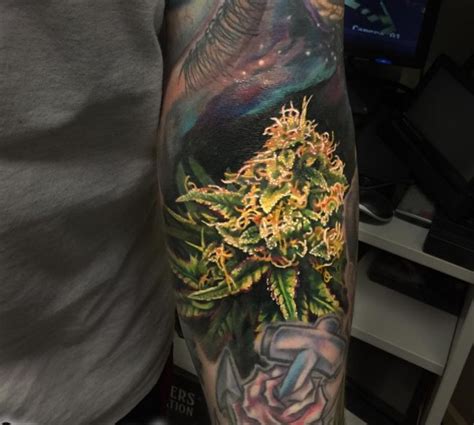 60 Hot Weed Tattoo Designs Legalized Ideas In 2019