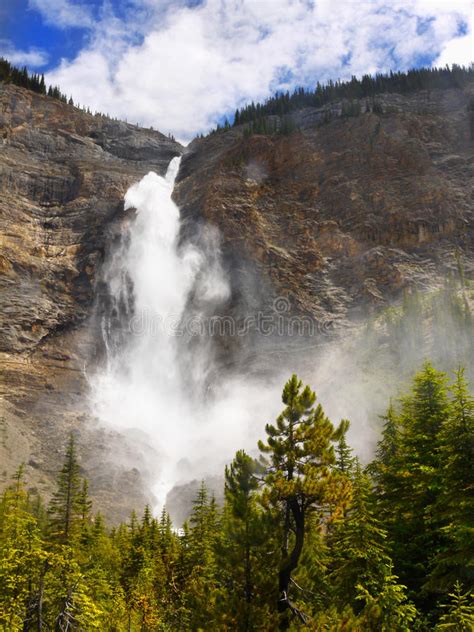 Magnificent Waterfalls Falls British Columbia Stock Image Image Of