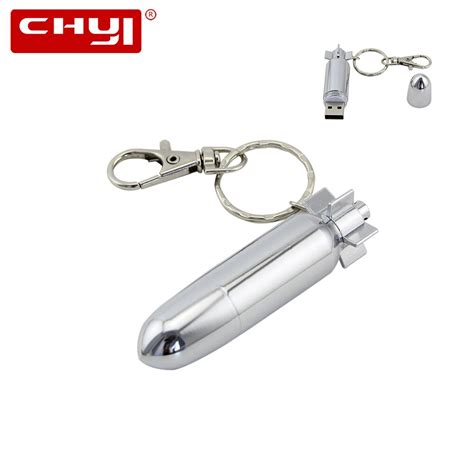 Chyi Metal Bullet Usb 20 Flash Drive Pen Drivers 4gb 8gb 16gb 32gb