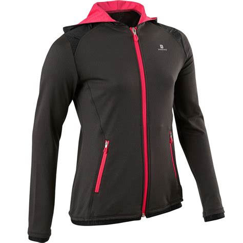 Tudo para a bicicleta na decathlon. Kapuzenjacke S900 Gym Kinder grau dunkelgrau meliert ...