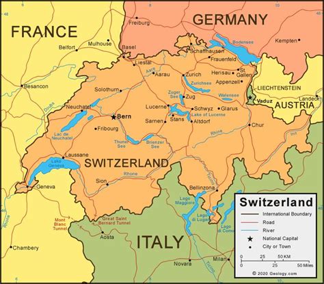 Suiza En El Mapa Del Mundo Países Circundantes Y Ubicación En El Mapa