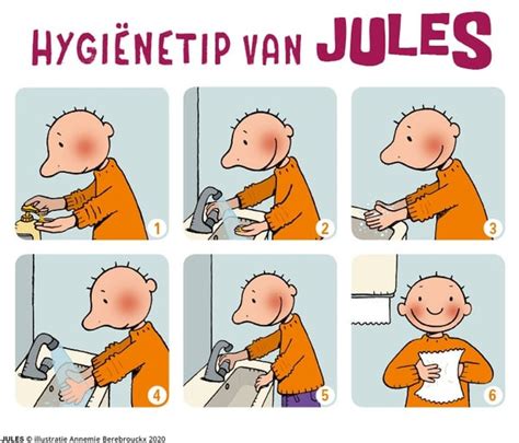 Download Het Stappenplan Handen Wassen Van Dag Jules