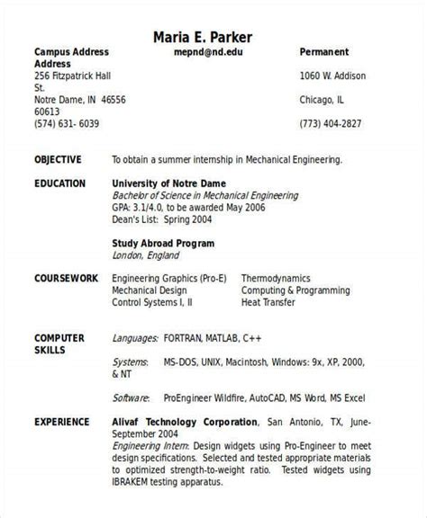 Check these mechanical engineer resume templates & some tips for writing mechanical what does a mechanical engineer do? 55+ Engineering Resume Samples - PDF, DOC | Free & Premium Templates