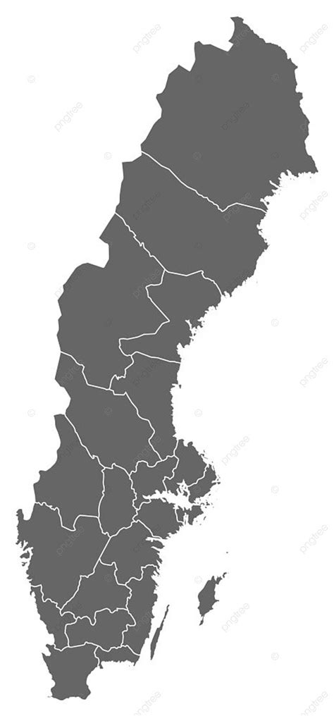 Map Of Sweden Political Map Of Sweden With The Several Provinces Photo