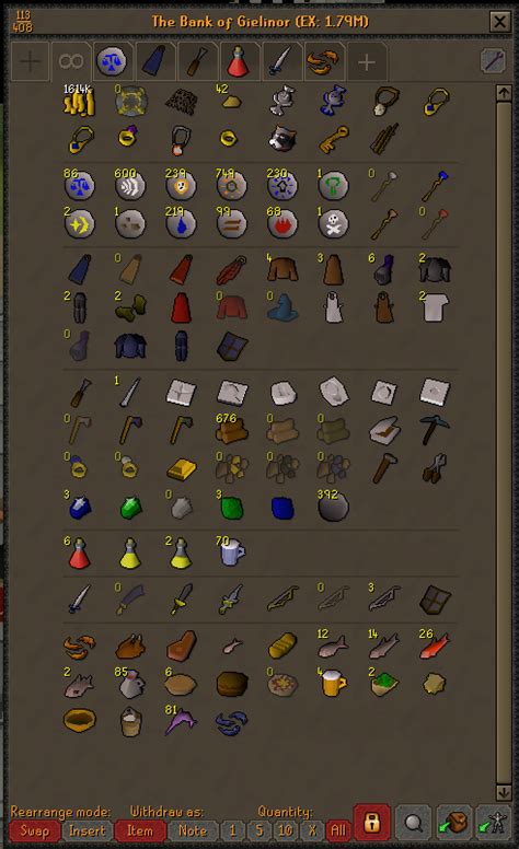 Osrs First Time Trying To Sort Out My Inventory F2p Rbanktabs