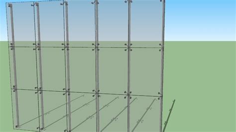 Painel De Vidro Suporte Spider 3d Warehouse Glass Room Divider Utility Pole