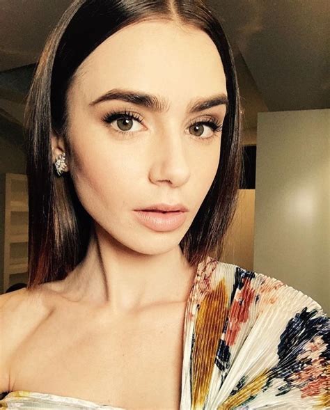 Lily Collins Lily Collins Lilly Collins Eyebrow Shape