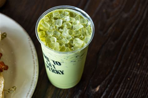 Matcha Green Tea Latte Specialty Drinks Perky Beans Coffee And Pb Café Coffee Shop And Café