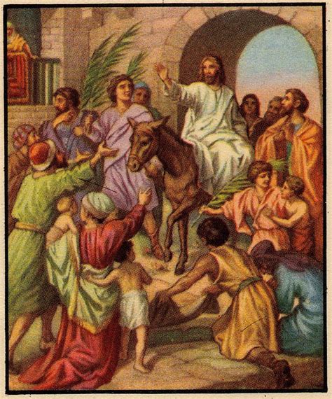Jesus Triumphal Entry Into Jerusalem On A Donkey The Prophecy Rejoice
