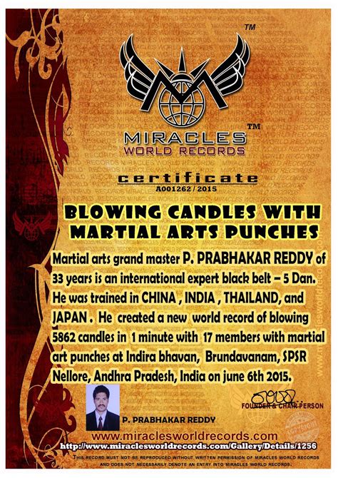 Prabhakar Reddy P Karate Summer Camp Indian Best Martial