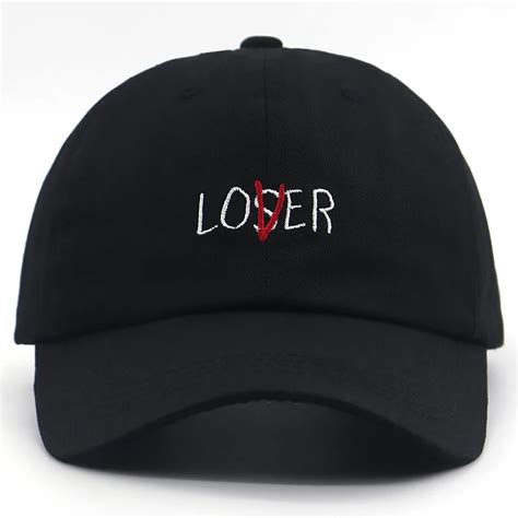 Lover Loser Embroidery Baseball Cap 100 Cotton Adjustable Fashion Dad
