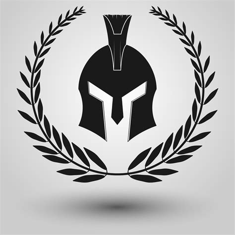 Spartan Helmet Tattoo Design